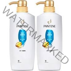 팬틴 실키 스무드 케어 샴푸, 2개, 500ml