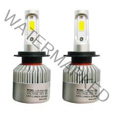 렉서스 MAX 브라이트 36W LED 전조등 H7, 혼합색상, 2개