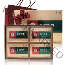올따옴) 정관장 6년근 홍삼진본 40ml 20포 리본포장+쇼핑백 선물세트, 1개, 800ml