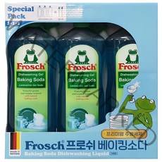 프로쉬 베이킹소다 주방세제 1L x 3개+펌프2개, 1개, 3L