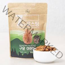 오볶집 7일내 로스팅 구운아몬드, 200g, 1개