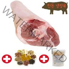 한나축산 국내산 한돈 냉장 앞다리 쫄데기 1.5kg이상 수육용 돼지 사태 족발 생족 장족 돼지족 생족발, 노컷팅