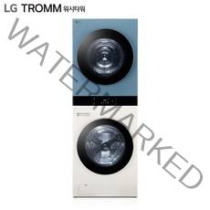 [LG](m)트롬 오브제 컬렉션 워시타워 WL21ENZU (세탁기25kg+건조기21kg)
