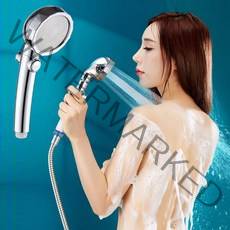 3단 수압상승 샤워기헤드 온오프/샤워헤드 절수 욕실, 3단 수압상승 샤워기헤드 온오프, 1개