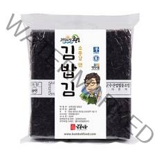 완도 금복식품 소풍갈땐 김밥김 100매 화입김 바다향이 가득한 맛있고 안터지는 두꺼운 김, 1개