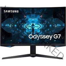 삼성 SAMSung Odyssey G7 시리즈 32인치 WQHD(2560x1440) 게이밍 모니터 240Hz 곡면 1ms HDMI G-Sync FreeSync 프리미엄 Pro(LC, 32-inch_QHD/ 240Hz