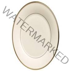 Lenox 이터널 골드 밴딩 아이보리 도자기 디너 플레이트, Dinner Plate, 1개
