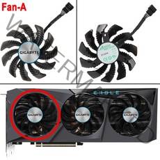 기가 바이트 Radeon RX 6600 6700 XT GeForce RTX 3070 Ti EAGLE 그래픽 비디오 카드 냉각 팬용 새로운 78MM 쿨러 팬 교체, 01 Fan - A