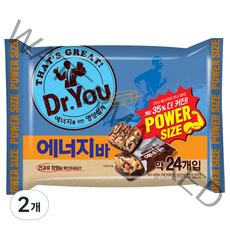 닥터유 에너지바 파워사이즈, 337g, 2개