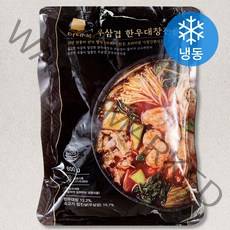 더대복 우삼겹 한우대창전골 밀키트 (냉동), 600g, 1개