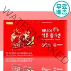 빠른배송 로지나 미녀의 석류 콜라겐 25포 에스트로겐 엘라그산 함유 식물성 농축 젤리 스틱 간편 피부 관리 피쉬 콜라갠 맛있는 홈쇼핑 추천 여성 중년 이너 뷰티 피시 정품, 625g, 3박스