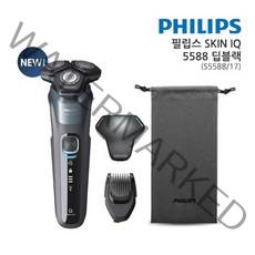 [필립스(전자)] [필립스] NEW 면도기 5000시리즈 Skin IQ S5588 블랙 (, 상세 설명 참조, 1개