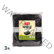 광천김 파래생김 100p, 3개, 150g