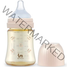 토비앤몰리 PPSU 돗람이 젖병 싱글팩 180ml, 1단계(1M~3M), 핑크