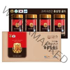 홍삼정 골드 선물세트 고려홍삼, 240g, 4병