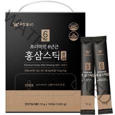푸름웰니스 프리미엄 6년근 홍삼스틱 골드 12mg 100p, 1개, 1000g