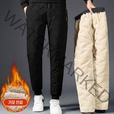 벨라미티나 두툼한 융기모 방한 패딩 바지 밴딩 조거팬츠(XL~5XL)