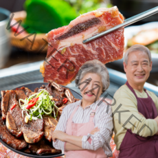 (초이스등급) 미국산 la갈비 양념갈비 선물세트 선물용 엘에이갈비 소갈비 구이 소고기 찜용 냉동 1kg 2kg 3kg 4kg, <1번>양념LA갈비(단품)