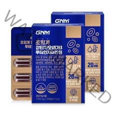 GNM 초임계 알티지오메가3 루테인 지아잔틴 / rTG 비타민B 아연 셀레늄 비타민E, 30정, 2개