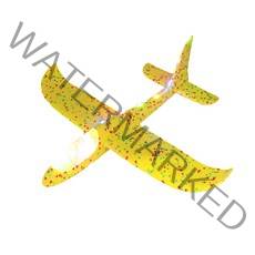 LED 스티로폼 에어 글라이더 비행기 장난감 행글라이더 캠핑장놀이 공원 동력, LED비행기(노랑) 1P