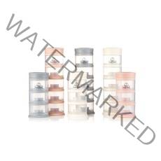 모아케어 BPA FREE 원형 PP 심플 디자인 분유케이스, 핑크, 1개