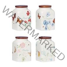 레녹스 홀리데이 차 케틀 레드 그린 1kg, Spice Jars, Cooking