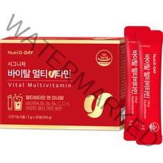 뉴트리디데이 시그니처 바이탈 멀티비타민 20p, 1박스, 100g