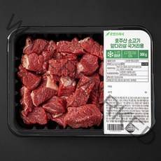호주산 소고기 앞다리살 국거리용 (냉장), 300g, 1개