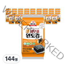 새우표 완도 프리미엄 도시락김, 4g, 144개