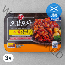 오뚜기 오감포차 직화닭발 (냉동), 150g, 3개