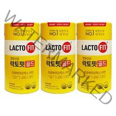 락토핏 생유산균 골드 아연 2g x 50포 x 3통 리뉴얼 20억유산균 syc