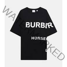 버버리 BURBERRY 23 Horseferry 프린트 Cotton Oversized T-shirt 8040694 호스페리 코튼 오버사이즈 티셔츠 257100