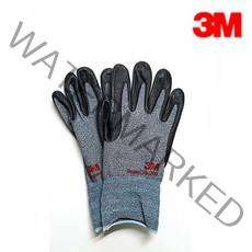 3M 장갑 수퍼그립 200 칼라장갑, 그레이, 1set