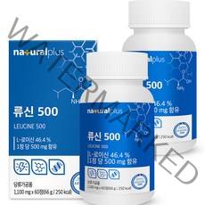 내츄럴플러스 류신 500 66g, 60정, 2개