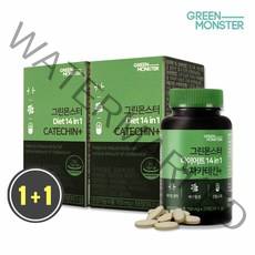 그린몬스터 다이어트 14in1 녹차카테킨 2박스 (700mg x 56정), 56정