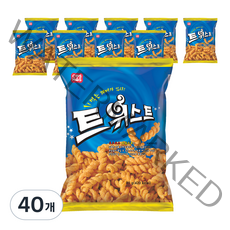 코스모스제과 트위스트 과자, 80g, 40개