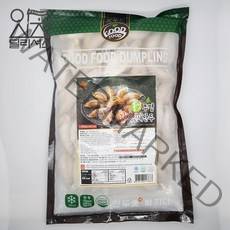 굿푸드 투명 잎새 김치 만두 (1kg) 쫄깃한 만두피, 1개, 1kg