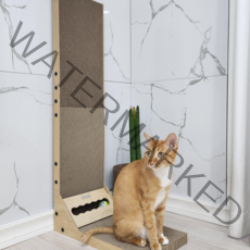 PETCA 우드 DIY 고양이 수직 스크래쳐 소파 장난감 대형, 90cm