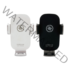 코칸 차량용 핸드폰 거치대 무선 15W 고속 충전 CDA-V20, 화이트