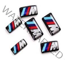 BMW M 엠블럼 핸들 M로고 스티커, B타입-중