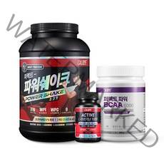 칼로바이 퍼펙트 파워쉐이크 김종국 헬스 단백질 프로틴 보충제 초코맛 2kg + bcaa 포도맛 + L아르기닌 2개월분