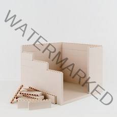 독톡 DIY 블럭 애견 강아지 하우스 전용 높이 확장 블럭, 애쉬그린