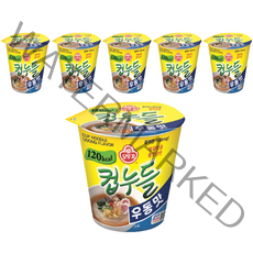 오뚜기 컵누들 우동맛 컵라면, 6개