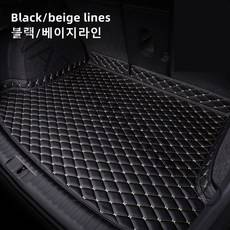 Ecool 기아 트렁크매트 카매트 크트렁크보호 스포티지 쏘렌토 스포티지 5세대 쏘렌토 4세대, 1 블랙/베이지 라인, 쏘렌토 4세대(20년~현재) 5seats