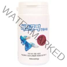 와이비 비트 구피 전용 열대어사료, 100ml, 1개